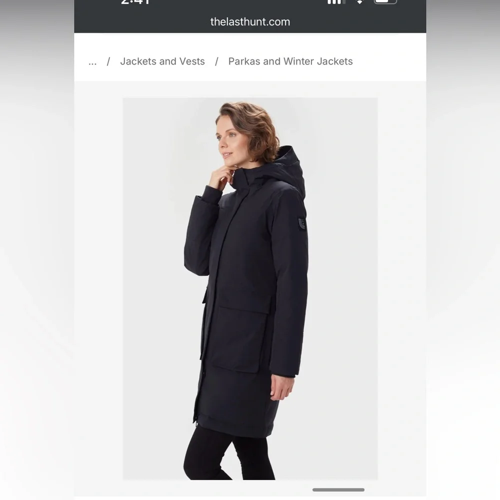 LOLË Marybeth Women’s Olive Parka Jacket - Picture 12 of 16